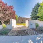 Electric gate entrance installation for Texas home by Texas Patio and Fence.